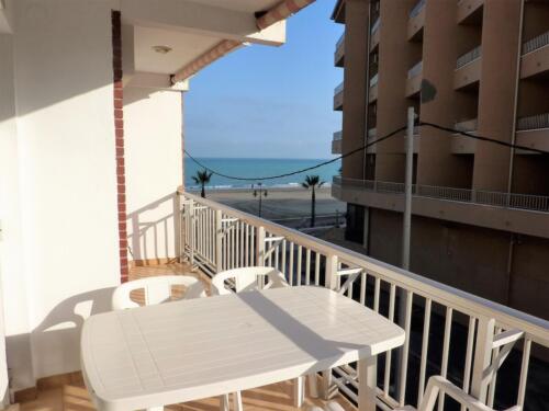 013 - LA PAZ | Apartamentos Av. Papa luna | 1ª línea de playa | 2 habitaciones | terraza vista lateral al mar