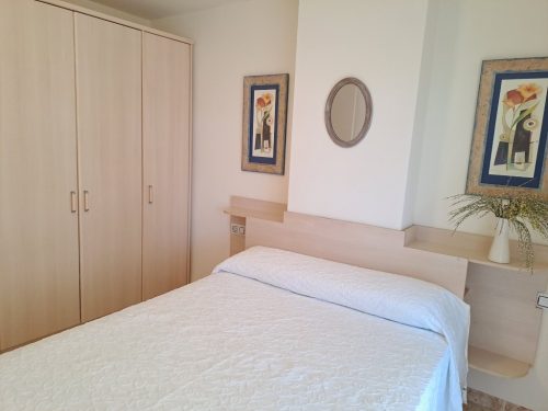 Ref. 456- Europeñíscola | Apartamento 1ª línea de playa | Piscina | Parking privado | Habitación doble