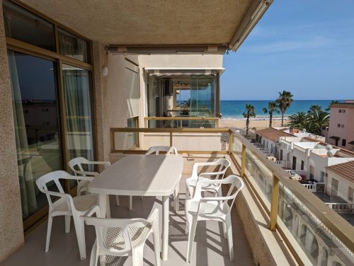 Alquiler apartamentos | Agencia Beltrán | Ref. 461- Residencial Mediterráneo | Piscinas y tenis | Terraza