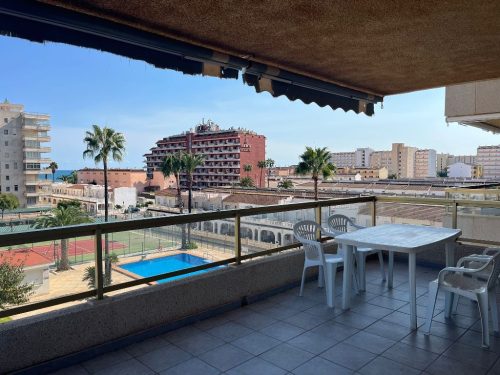 Alquiler apartamentos | Agencia Beltrán | Ref. 463- Residencial Mediterráneo | Piscinas y tenis | Terraza grande