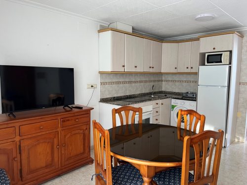 Ref. 503- Marcelino | Casco antiguo | Primera línea de playa | 2 habitaciones | Terraza con vistas al mar | Comedor