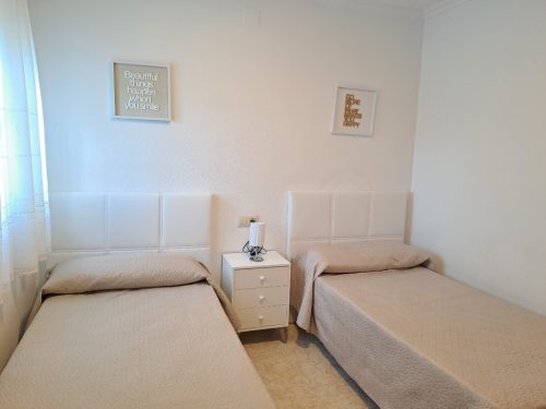 Ref. 503- Marcelino | Casco antiguo | Primera línea de playa | 2 habitaciones | Terraza con vistas al mar | Habitación doble