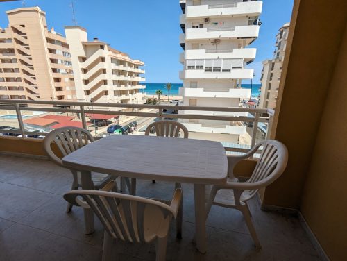Apartamentos Peñiscola | Agencia Beltrán | Avenida Papa Luna | Ref. 556- La Romana | Piscina | Terraza equipada