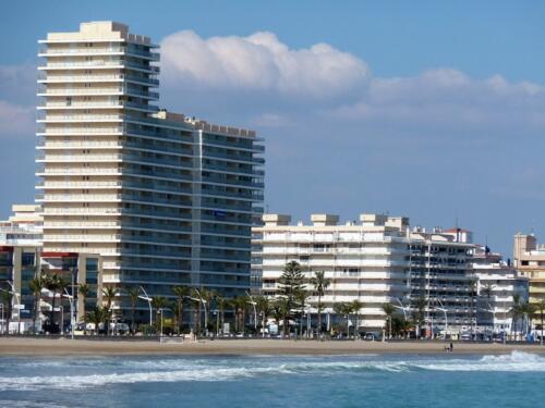Apartamentos Peñiscola | Alquiler Agencia Beltrán | Ref. 564 Torre Hirta | Primera linea de playa | piscina 